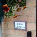 Mexican pattern house sign or wall plaque