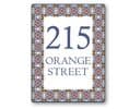 Mexican pattern house sign or wall plaque