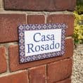 Mexican pattern house sign or wall plaque