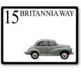 Morris Minor house sign or wall plaque