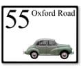 Morris Minor house sign or wall plaque