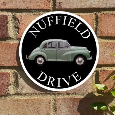 Morris Minor house sign or wall plaque
