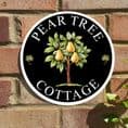 Pear tree personalised house sign or number