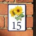 Sunflower house sign or wall plaque