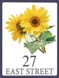 Sunflower house sign or wall plaque