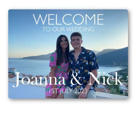 Wedding sign or wall plaque