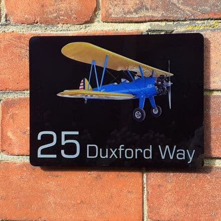 Your photo cut out house sign - landscape format