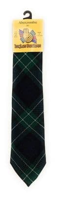 Abercrombie Wool Tartan Necktie Made In Scotland