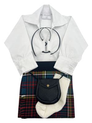 Anderson Modern Tartan Baby Kilt Outfit | Traditional Scottish Baby Highland Wear