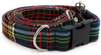 Anderson Tartan Dog Collar And Lead Set