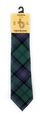 Armstrong Ancient Wool Tartan Necktie Made In Scotland