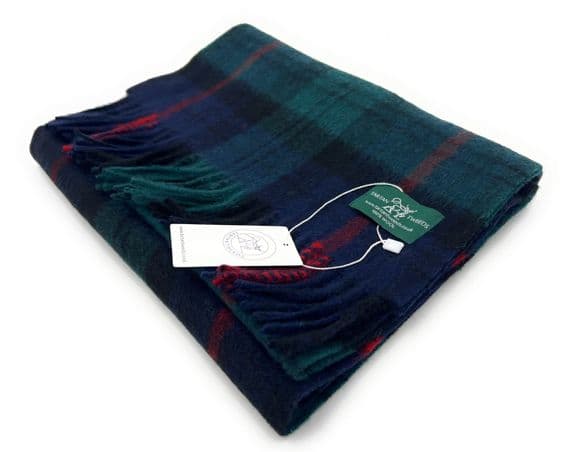 Armstrong Tartan Lambswool Large Clan Scarf 180cm X 30cm