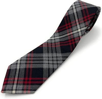 Auld Lange Syne Modern Wool Tartan Necktie Made In Scotland