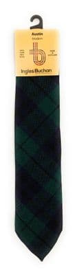 Austin Modern Wool Tartan Necktie Made In Scotland