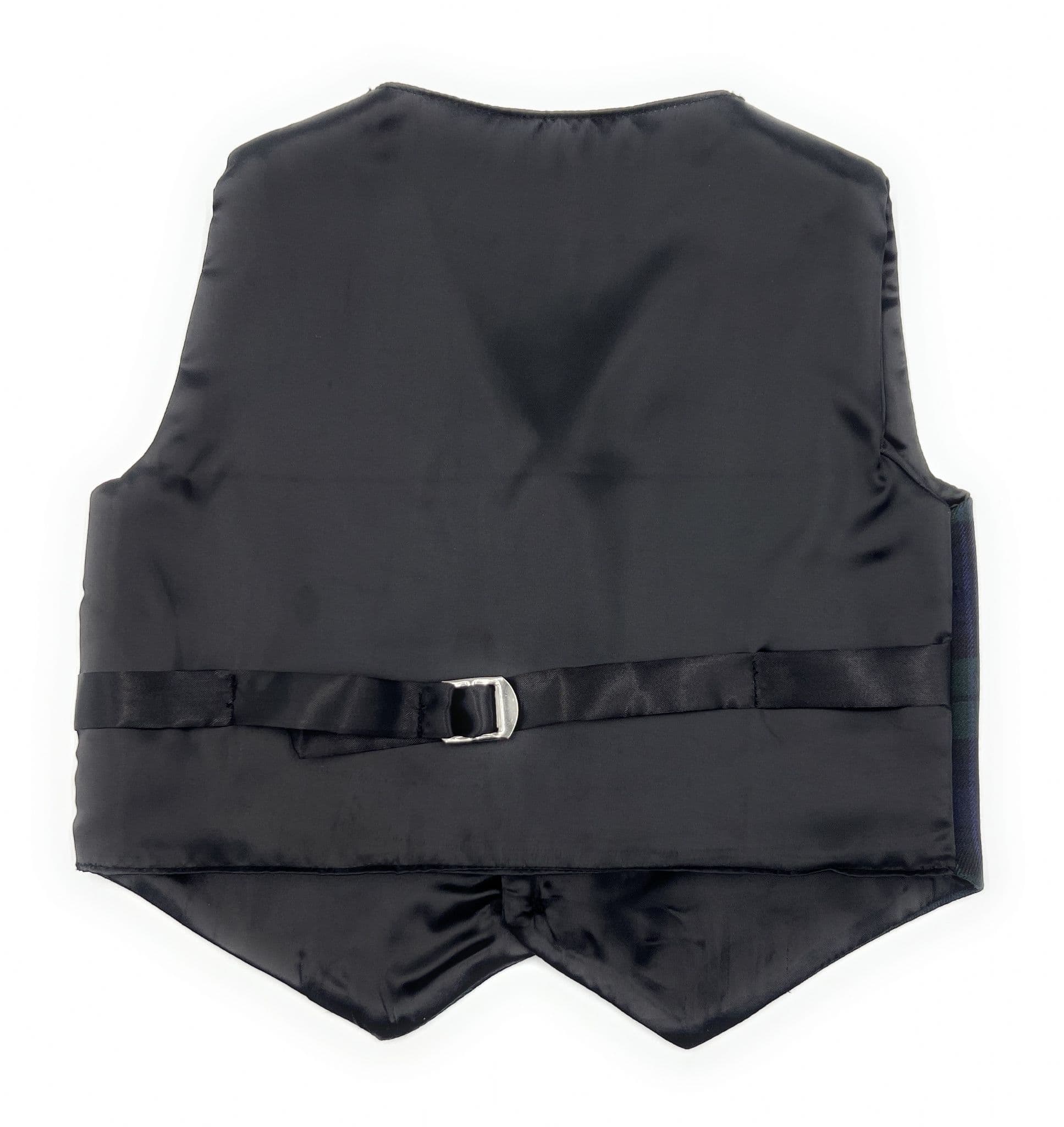 Baby Boys Black Watch Tartan Waistcoat