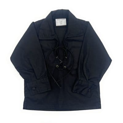 Baby Boys Jacobite Ghillie Shirt Black Long Sleeve