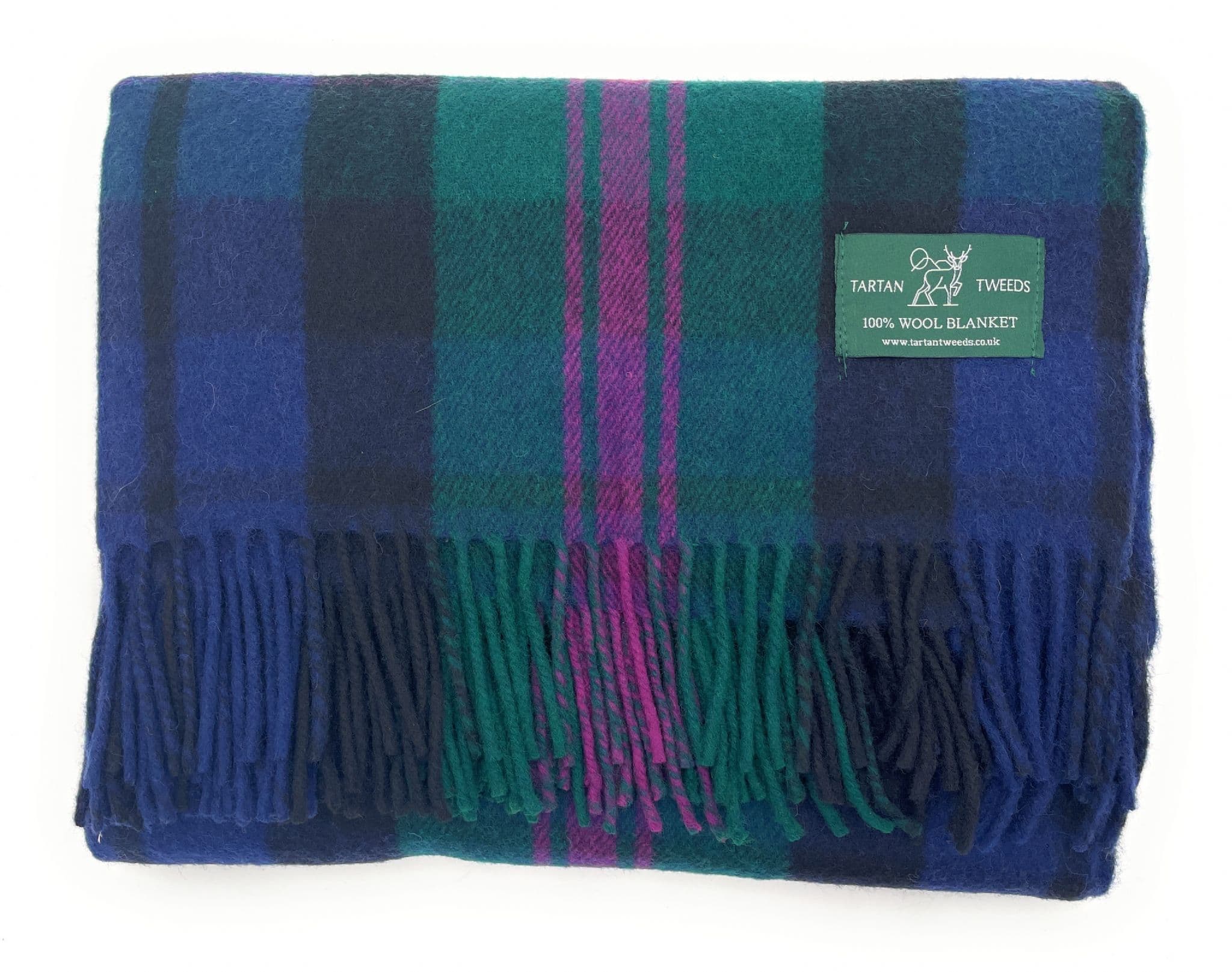 Baird New Wool Large Tartan Blanket Throw Rug