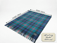 Baird New Wool Large Tartan Blanket Throw Rug