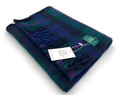 Baird Tartan Lambswool Large Clan Scarf 180CM X 30CM