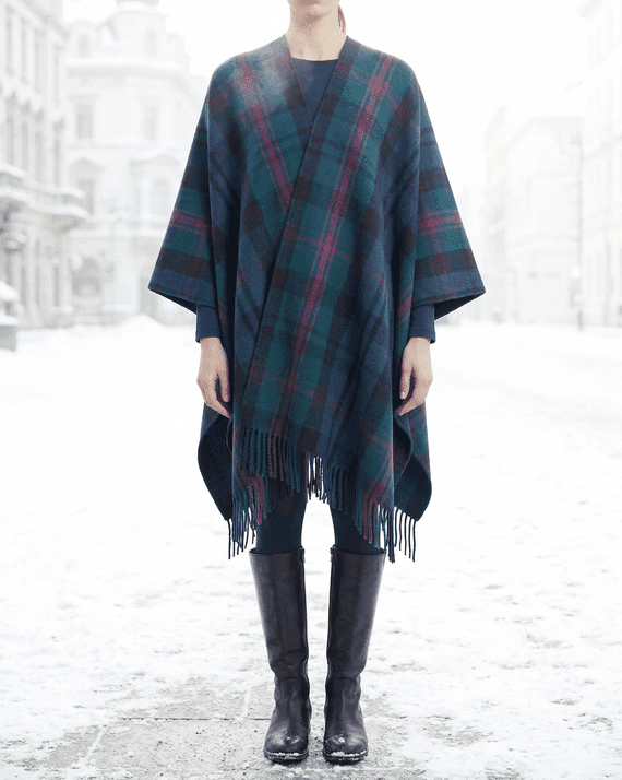 Baird Tartan Women's Pure Wool Cape