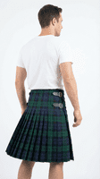 Black Watch Tartan 8 Yard Wool Blend Kilt