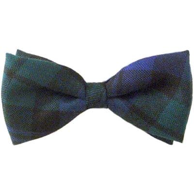 Black Watch Wool Tartan Necktie Made In Scotland