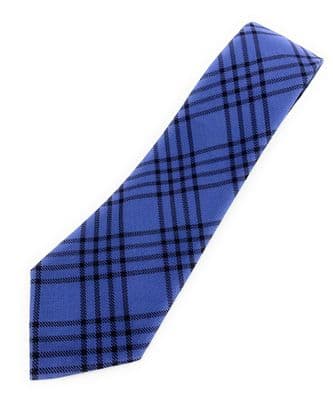 Blue Check Men's Tartan Tie