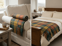 Buchanan Antique New Wool Large Tartan Blanket Throw Rug