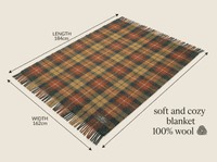 Buchanan Antique New Wool Large Tartan Blanket Throw Rug