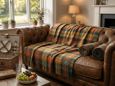 Buchanan Antique New Wool Large Tartan Blanket Throw Rug