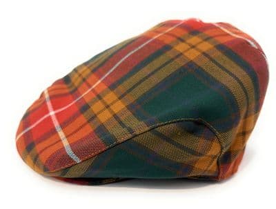 Buchanan Antique Tartan Flat Cap Made In Scotland