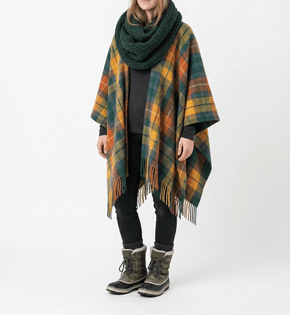 Buchanan Antique Women's Pure Wool Cape