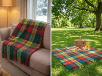 Buchanan Modern New Wool Large Tartan Blanket Throw Rug