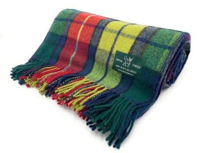Buchanan Modern New Wool Large Tartan Blanket Throw Rug