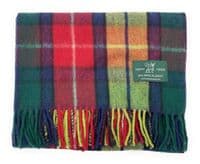 Buchanan Modern  Wool Tartan Knee Blanket 100% New Wool