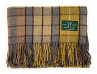 Buchanan Natural Wool Large Tartan Blanket Throw Rug