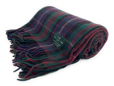 Cameron Of Erracht New Wool Large Tartan Blanket Throw
