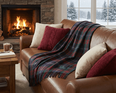 Cameron Of Erracht New Wool Large Tartan Blanket Throw