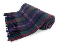 Cameron Of Erracht Tartan Knee Blanket 100% New Wool