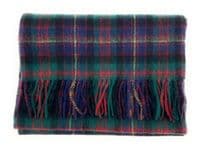 Cameron of Erracht Tartan Pure Lambswool Large Clan Scarf Unisex 180cm x 30cm