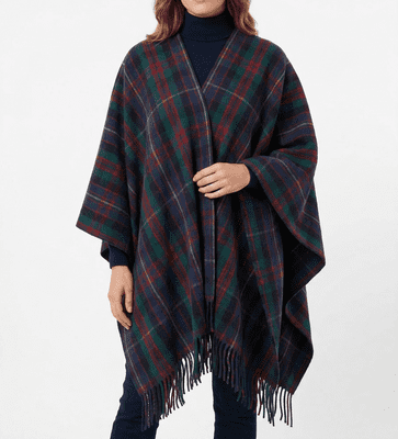 Cameron Of Erracht Tartan Women's Pure Wool Cape