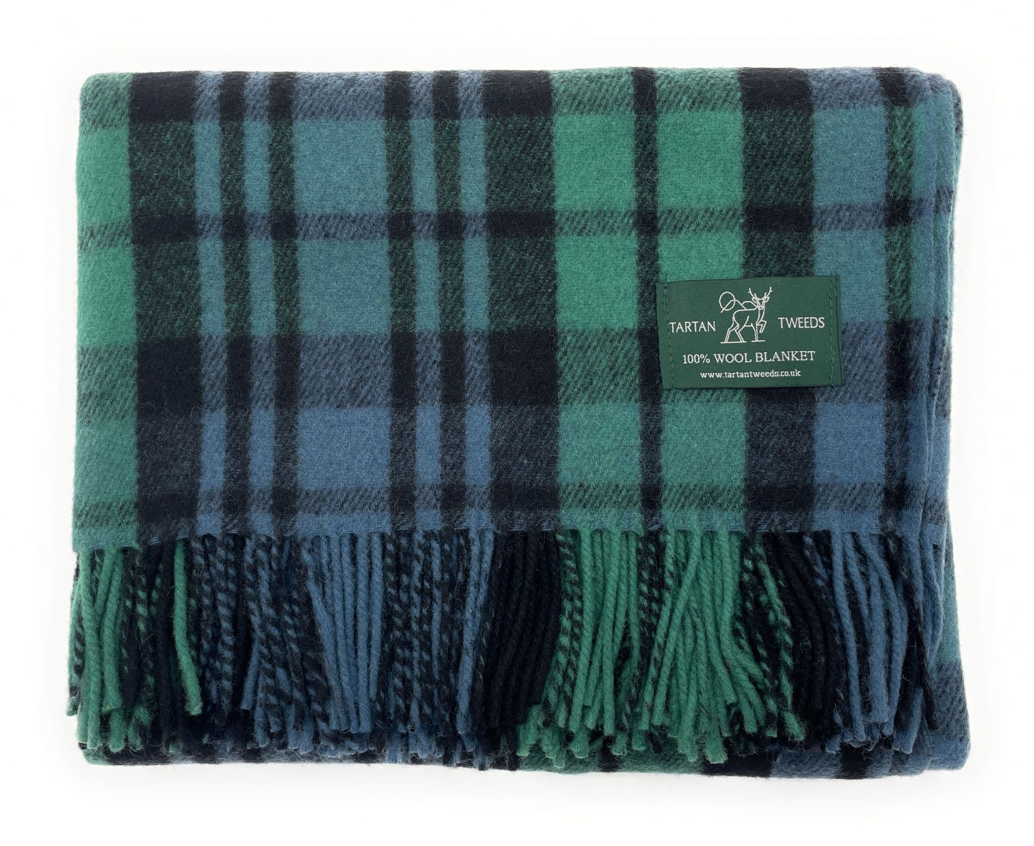 Campbell Ancient New Wool Large Tartan Blanket Throw Rug