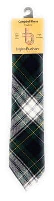 Campbell Dress Wool Tartan Necktie Made In Scotland