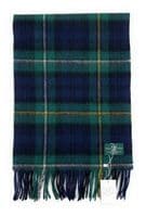 Campbell Of Argyll Tartan Lambswool Large Clan Scarf 180cm x 30cm