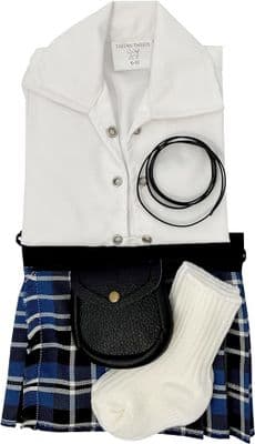Clark Ancient Tartan Baby Kilt Outfit