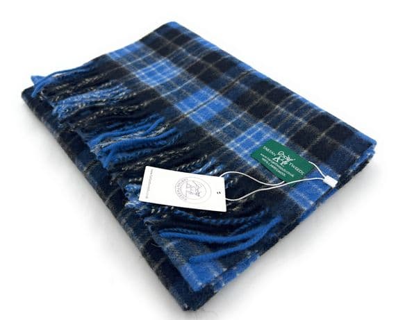 Clark Ancient Tartan Lambswool Large Clan Scarf 180cm x 30cm