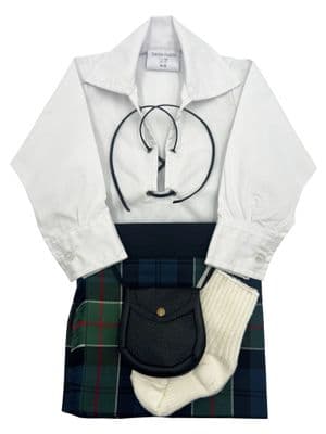 Colquhoun Tartan Baby Kilt Outfit