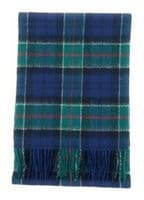 Colquhoun Tartan Pure Lambswool Large Clan Scarf Unisex 180cm x 30cm