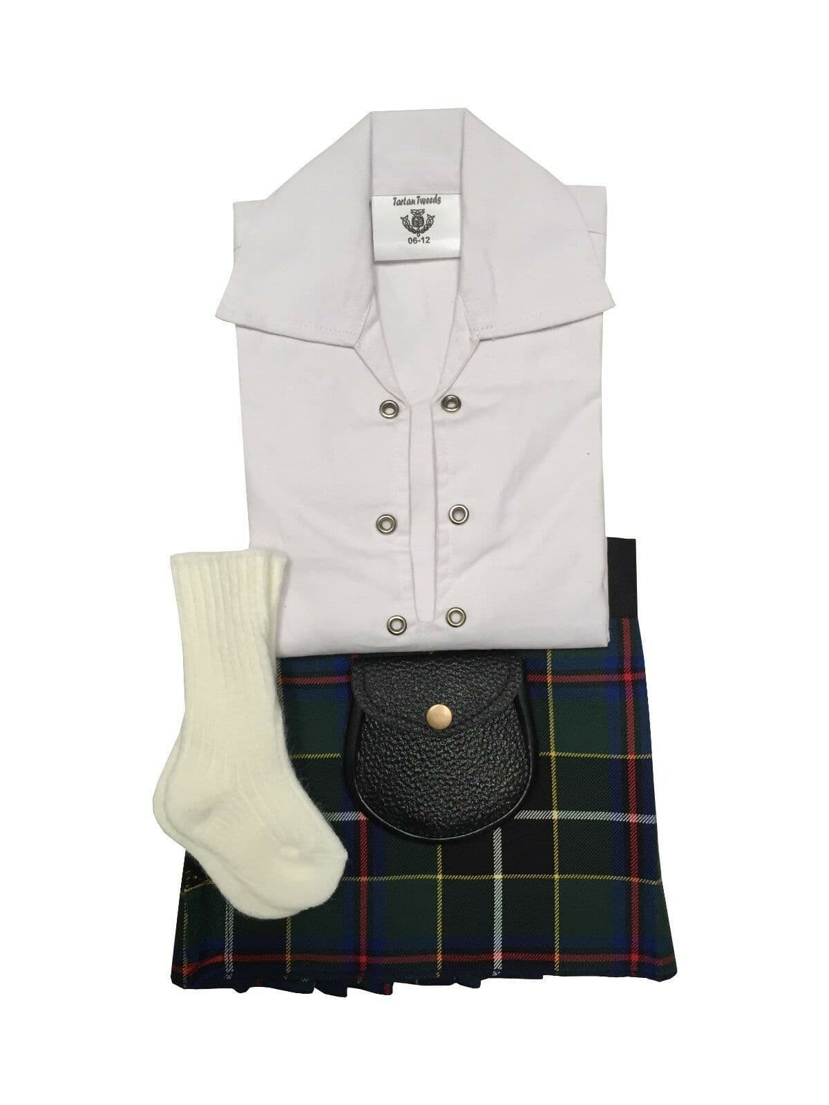 Cornish Hunting Tartan Baby Kilt Outfit 024 Months