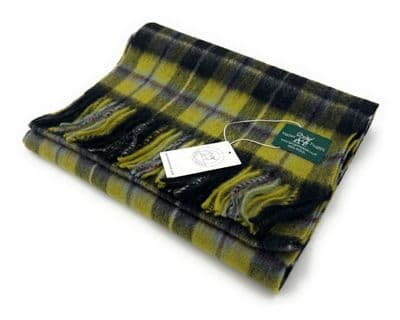 Cornish National Tartan Lambswool Large Clan Scarf 180cm x 30cm